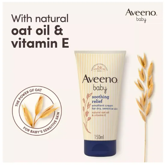 Picture of AVEENO BABY SOOTHING RELIEF EMOLLIENT CREAM 150 ML