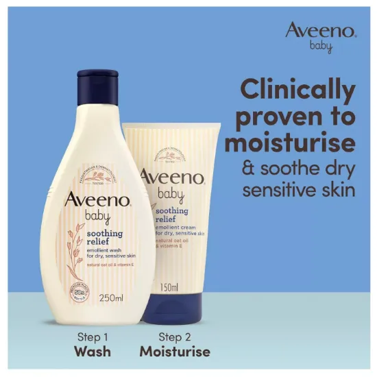 Picture of AVEENO BABY SOOTHING RELIEF EMOLLIENT CREAM 150 ML