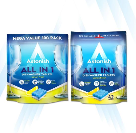 Picture of ASTONISH DISHWASHER TABS LEMON 42'S