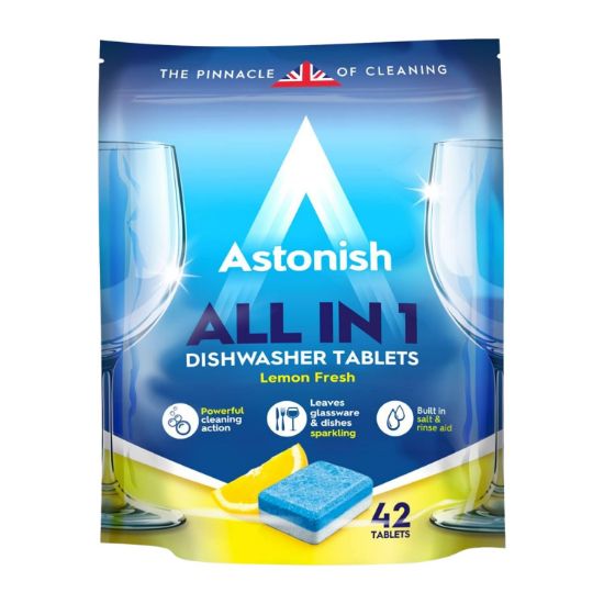 Picture of ASTONISH DISHWASHER TABS LEMON 42'S