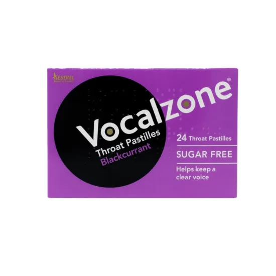 Picture of VOCALZONE THROAT PASTILLES - BLACKCURRENT