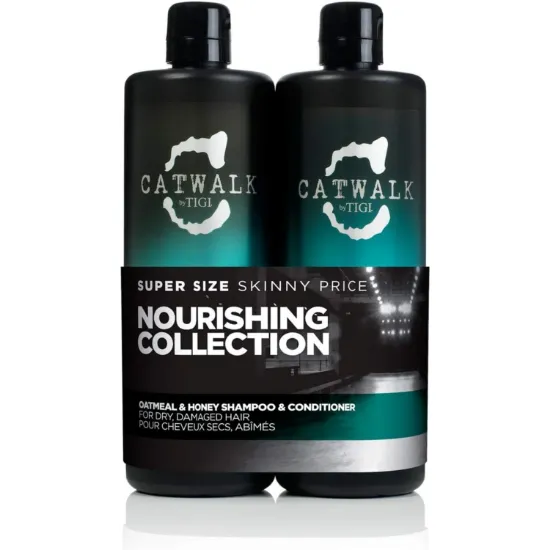 Picture of TIGI CATWALK 2X750ML DUO SHAMPOO & CONDITIONER OATMEAL