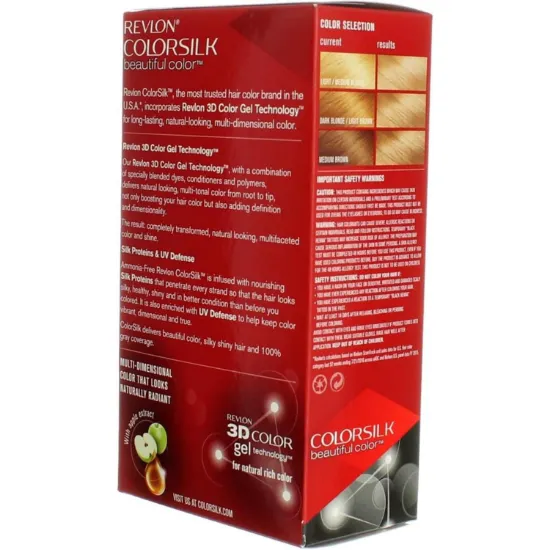 Picture of REVLON COLORSILK PERMANENT (70/7A) HAIR COLOUR MEDIUM ASH BLONDE (70/7A)