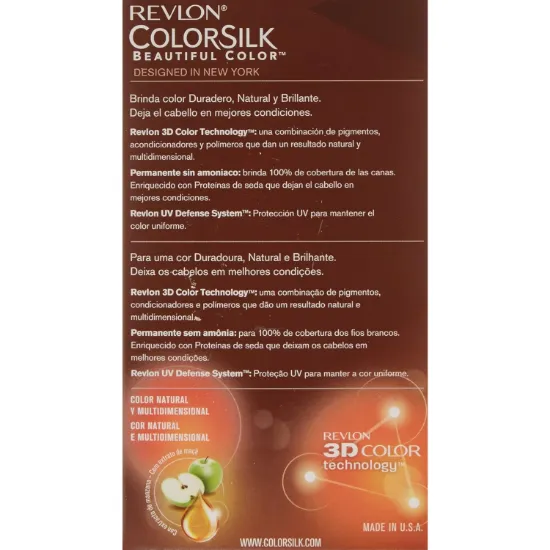Picture of REVLON COLORSILK PERMANENT HAIR COLOUR DARK BROWN 30/3N