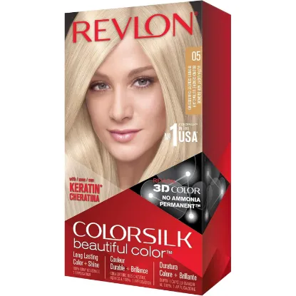 Picture of REVLON COLORSILK PERMANENT HAIR COLOUR ULTRA LIGHT ASH BLONDE (05/11A)