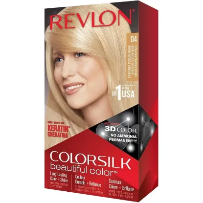 Picture of REVLON COLORSILK PERMANENT HAIR COLOUR ULTRA LIGHT NATURAL BLONDE (04/11N)