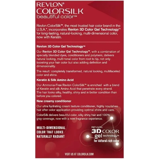 Picture of REVLON COLORSILK PERMANENT HAIR COLOUR ULTRA LIGHT NATURAL BLONDE (04/11N)