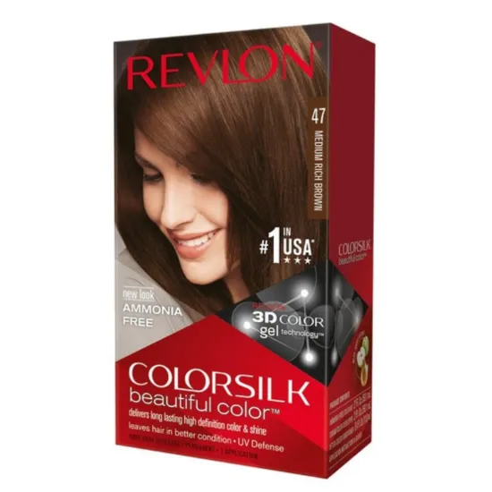 Picture of REVLON COLORSILK MEDIUM RICH BROWN 47