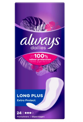 Picture of always Dailies Liners Long Plus