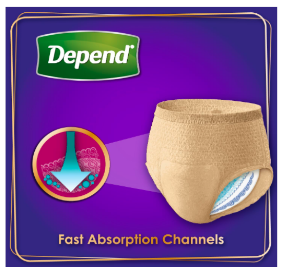 Picture of DEPENDS FEMALE EXTRA LARGE 9s