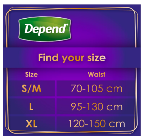 Picture of DEPENDS FEMALE EXTRA LARGE 9s