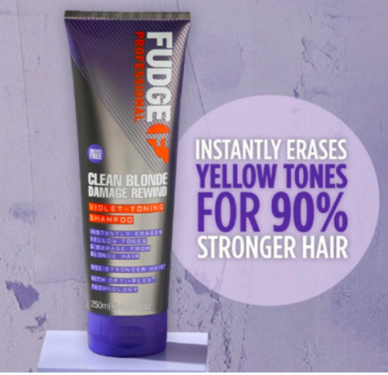 Picture of FUDGE CLEAN BLONDE DAM REW V-TONING SHAMPOO 250ML