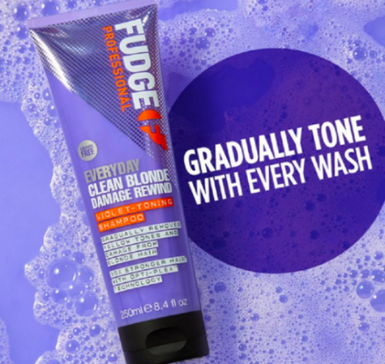 Picture of FUDGE EVERYDAY CLEAN BLONDE DR V-TON SHAMPOO 250ML