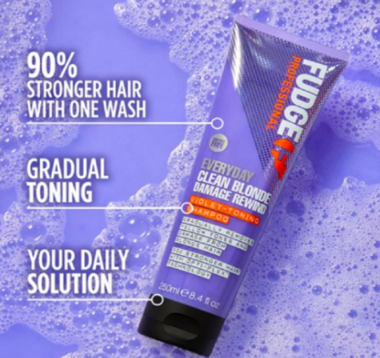 Picture of FUDGE EVERYDAY CLEAN BLONDE DR V-TON SHAMPOO 250ML