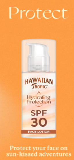 Picture of Hawaiian Tropic 50ml Face Lotion Hydrating Protection SPF 30