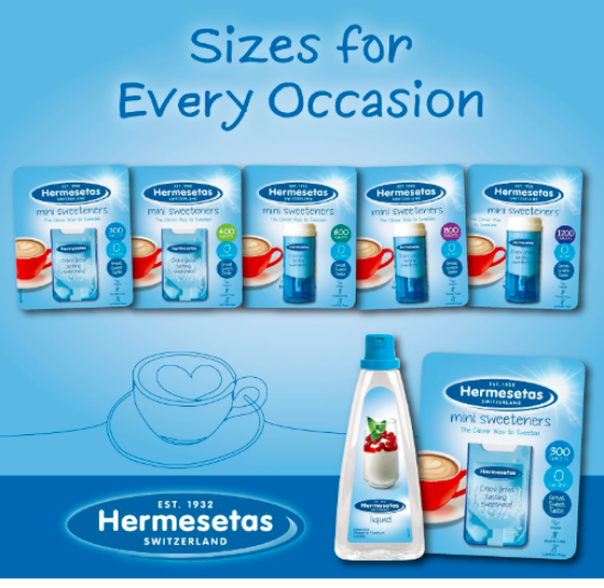 Picture of Hermesetas Mini Sweetner 300 Tablets