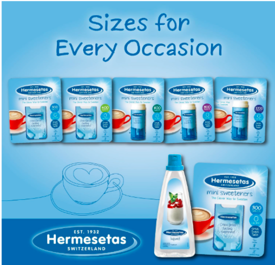 Picture of Hermesetas Mini Sweeteners Original 1200 Tablets