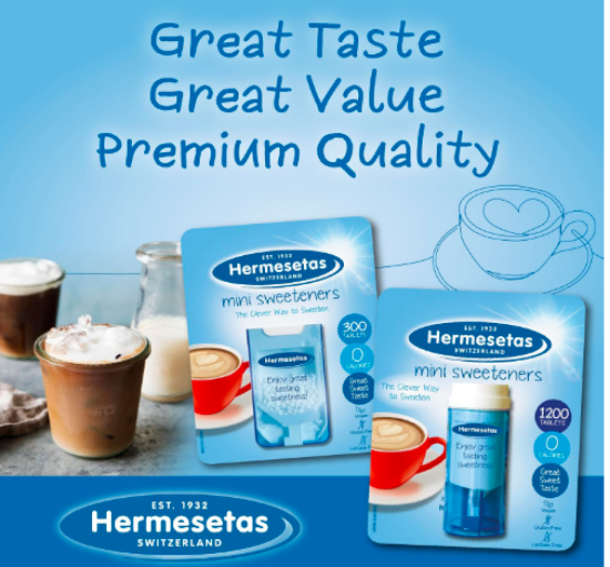 Picture of Hermesetas Mini Sweeteners Original 1200 Tablets